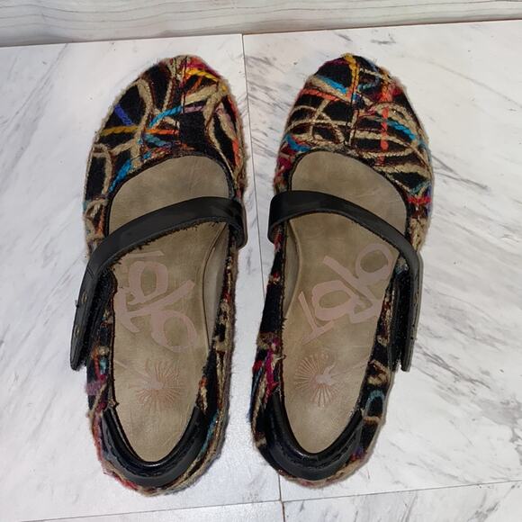 OTBT Salem Colored Yard Mary Jane Hidden Wedge Clogs Size 7.5 - Picture 8 of 11